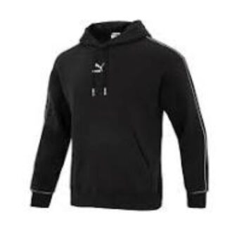 Bluza z kapturem z nadrukiem logo „Czarno-biały”