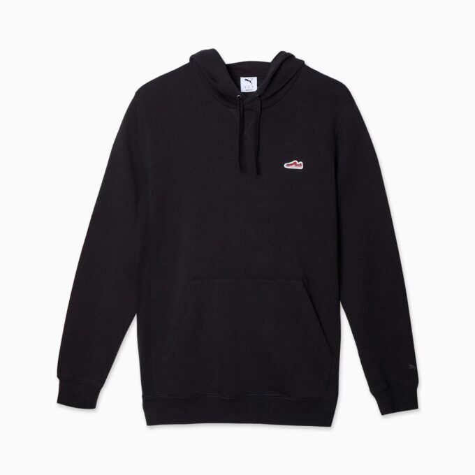 Bluza z kapturem zamszowa dla mężczyzn z kolekcji Wardrobe Essentials