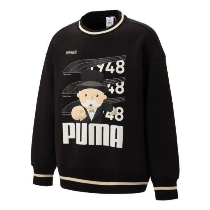 Bluza z logo PUMA x Staffonly X Monopoly „Czarna”