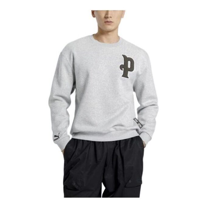 Bluza z logo Varsity „Szara”