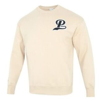 Bluza z logo zespołu Crew w kolorze beżowym