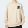 Bluza z logo zespołu Crew w kolorze beżowym