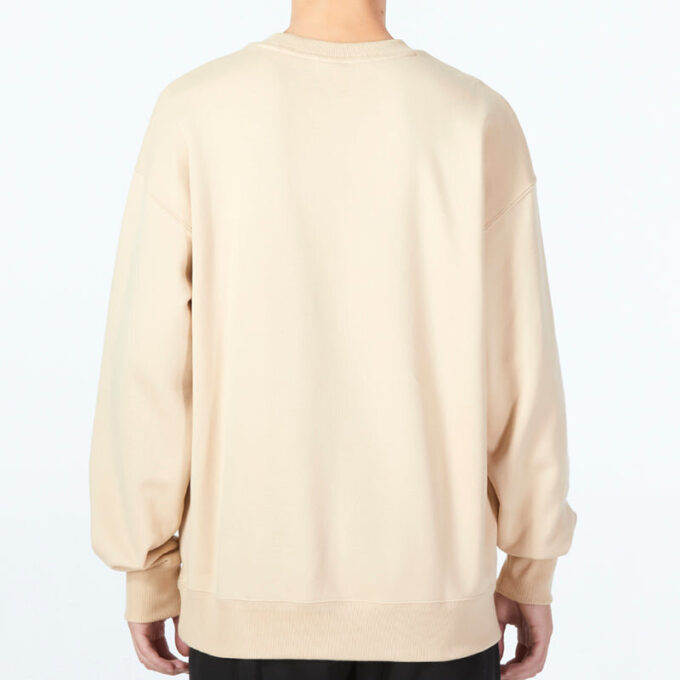 Bluza z logo zespołu Crew w kolorze beżowym