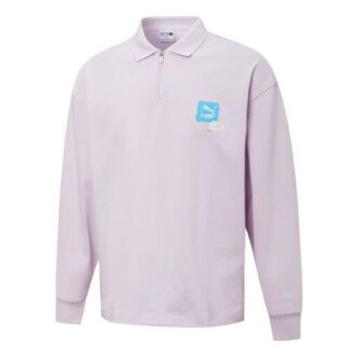 Bluza z nadrukiem Trend Graphic Logo „Fioletowa”
