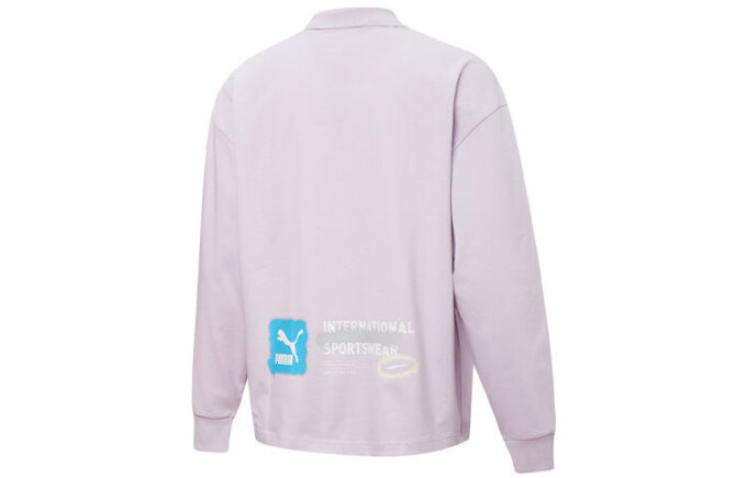 Bluza z nadrukiem Trend Graphic Logo „Fioletowa”
