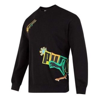 Bluza z okrągłym dekoltem Classics Street Sport w kolorze czarnym