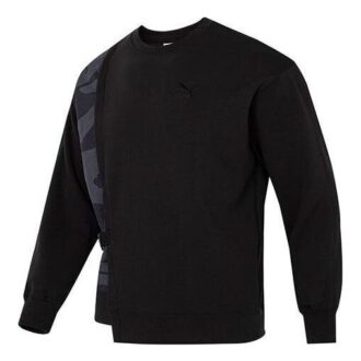 Bluza z okrągłym dekoltem CNY Bz Zaozhi w kolorze czarnym