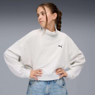 Bluza z okrągłym dekoltem dla dużych dzieci z kolekcji Wardrobe Essentials