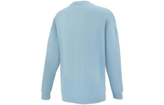 Bluza z okrągłym dekoltem i małym logo „Niebieska” Bluza z okrągłym dekoltem i małym logo „Niebieska”