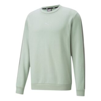 Bluza z okrągłym dekoltem Metallic Nights „Olive Green WHite”