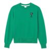 Bluza z okrągłym dekoltem PUMA x Ami w kolorze zielonym