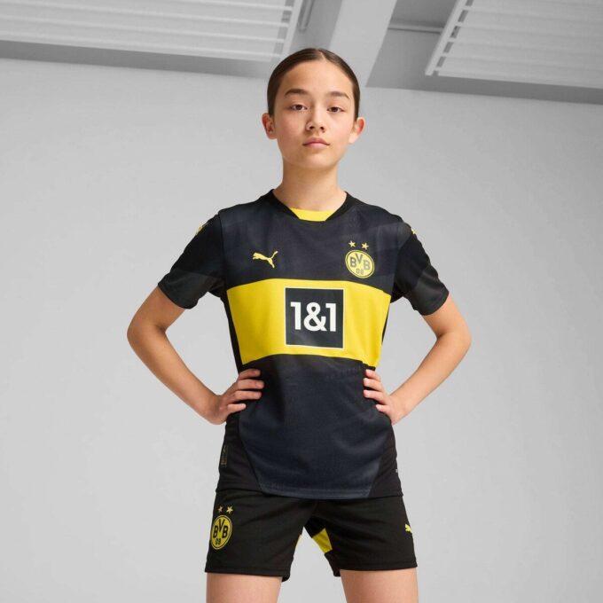Borussia Dortmund 24/25 Replika koszulki wyjazdowej dla dużych dzieci