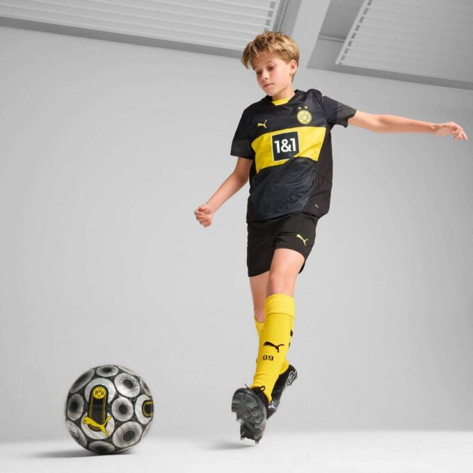 Borussia Dortmund 24/25 Replika koszulki wyjazdowej dla dużych dzieci