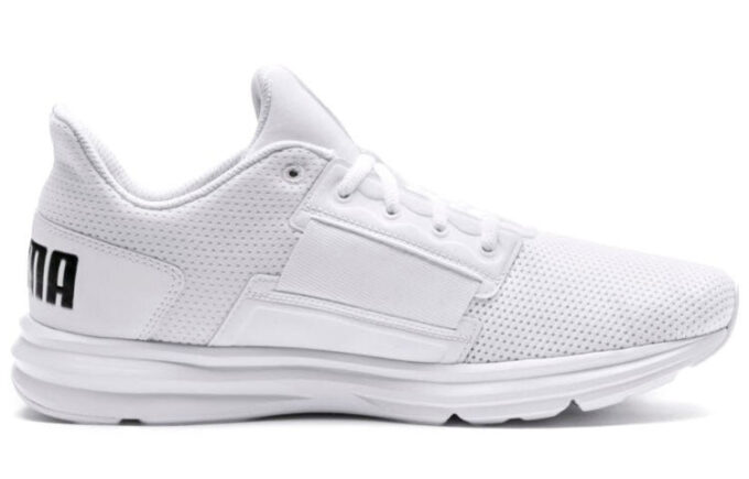 Buty do biegania Enzo Street Low-Top, białe/czarne