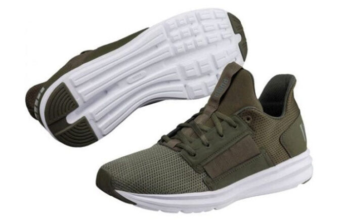 Buty do biegania Enzo Street Low-Top, zielone