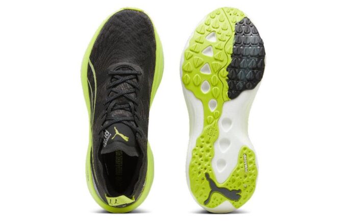 Buty do biegania ForeverRun NITRO „Czarno-zielone solarne”