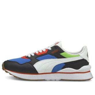 Buty do biegania R78 Futr Low-Top w kolorze czarno-biało-niebieskim