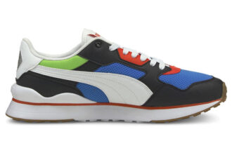 Buty do biegania R78 Futr Low-Top w kolorze czarno-biało-niebieskim