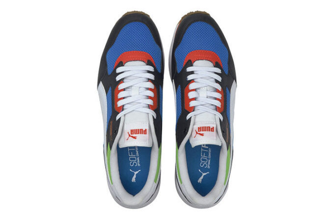Buty do biegania R78 Futr Low-Top w kolorze czarno-biało-niebieskim