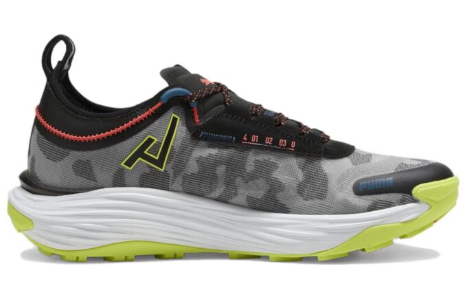 Buty do biegania w terenie Voyage NITRO 3 w kolorze szaro-czarno-zielonym