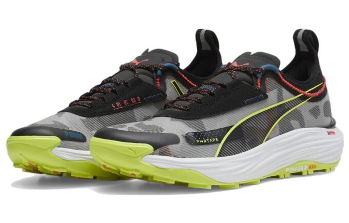 Buty do biegania w terenie Voyage NITRO 3 w kolorze szaro-czarno-zielonym