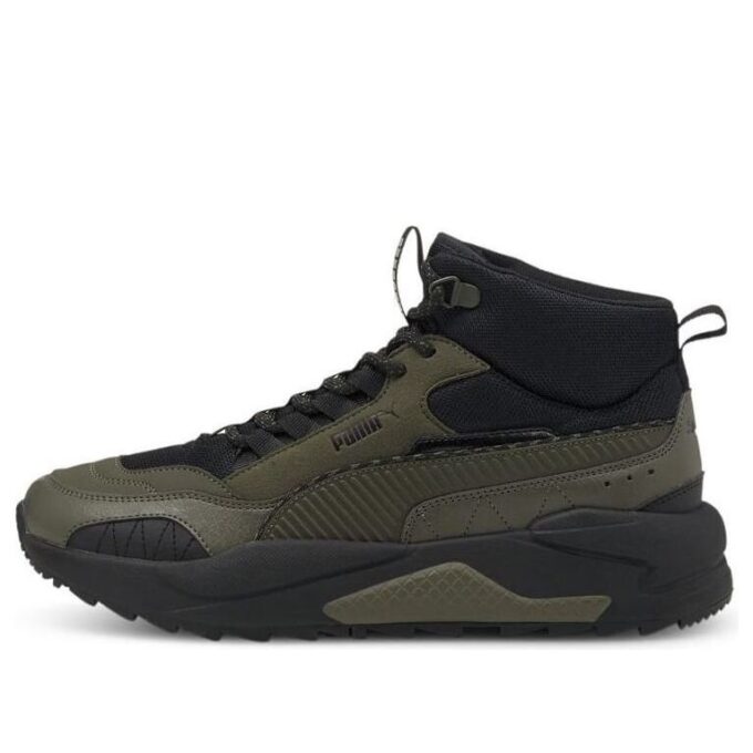 Buty do biegania X-Ray 2 Square Mid WTR unisex, zielono-czarne