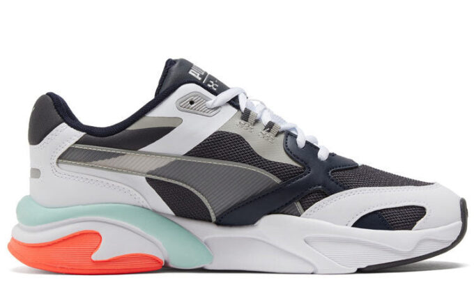 Buty do biegania X-Ray Millenium Biało-Czarno-Pomarańczowe