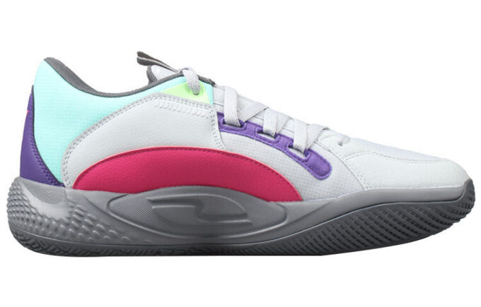 Buty do koszykówki Court Rider Chaos Daytona w kolorze biało-jasnoszarym