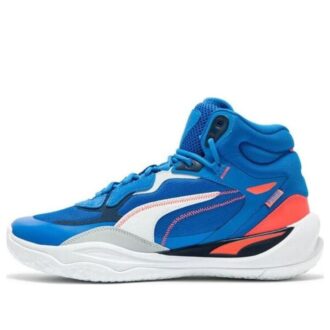 Buty do koszykówki Playmaker Pro Mid w kolorze niebieskim