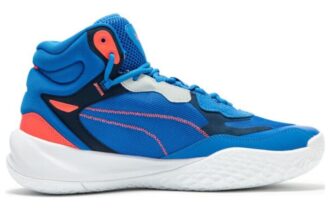 Buty do koszykówki Playmaker Pro Mid w kolorze niebieskim