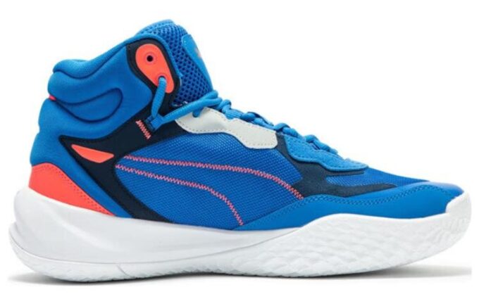 Buty do koszykówki Playmaker Pro Mid w kolorze niebieskim