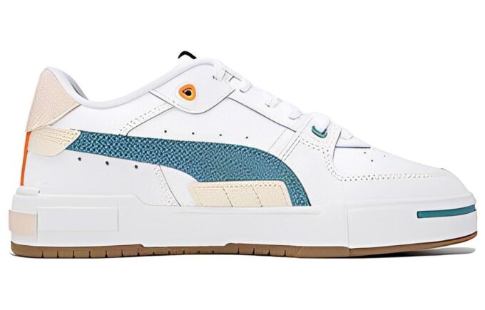Buty do skateboardingu „Biało-brązowo-zielone”