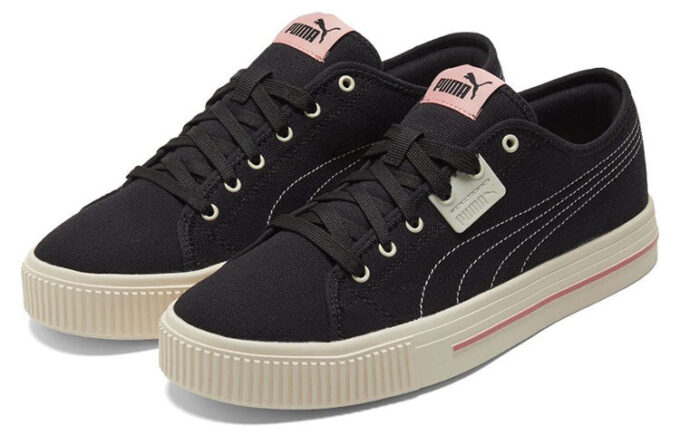 Buty do skateboardingu Ever Cv Casual Unisex Czarno-różowe