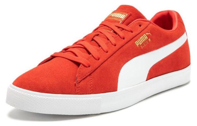 Buty golfowe Fusion Suede For All Time LE w kolorze czerwono-białym