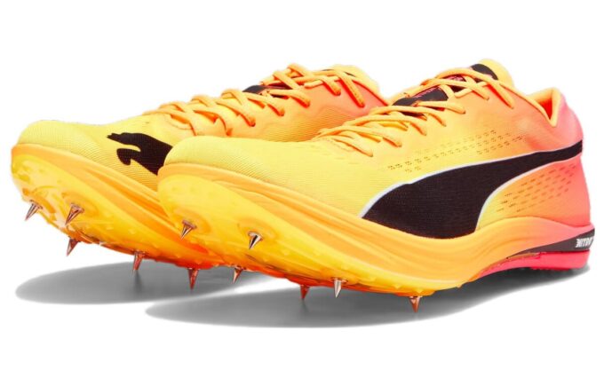 Buty kolczaste EvoSPEED Long Distance Nitro Elite+ w kolorze pomarańczowym