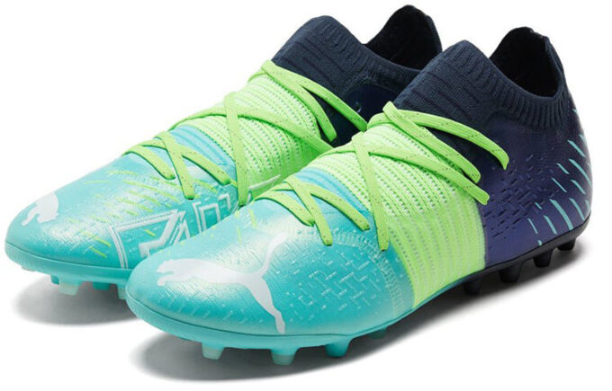 Buty piłkarskie Future Z 1.2 MG w kolorze zielono-niebieskim