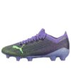 Buty piłkarskie Ultra 1.1 Fear FG/AG Outdoor w kolorze fioletowo-zielonym