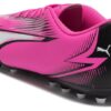 Buty piłkarskie Ultra Play MG w kolorze różowo-białym i czarnym