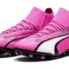 Buty piłkarskie Ultra Pro MG w kolorze różowo-białym i czarnym
