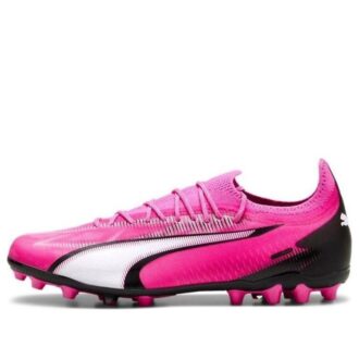 Buty piłkarskie Ultra Ultimate MG w kolorze różowo-białym