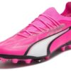 Buty piłkarskie Ultra Ultimate MG w kolorze różowo-białym