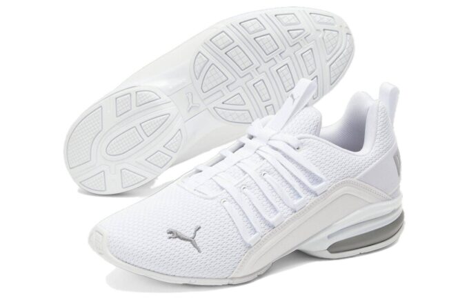 Buty sportowe Axelion Refresh w kolorze biało-srebrnym