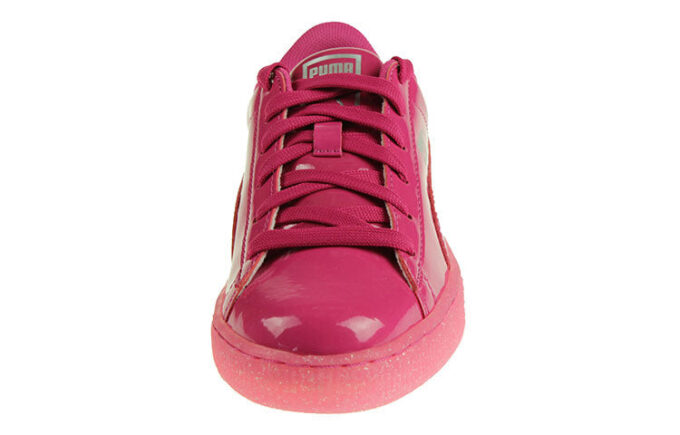 Buty sportowe Basket Patent Iced Glit Leisure Board Shoes K Pink