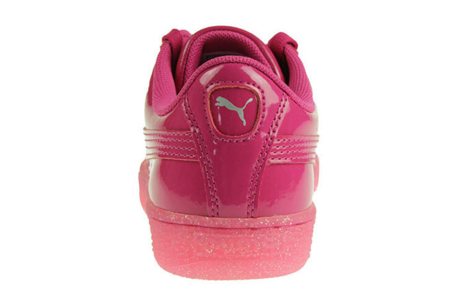 Buty sportowe Basket Patent Iced Glit Leisure Board Shoes K Pink