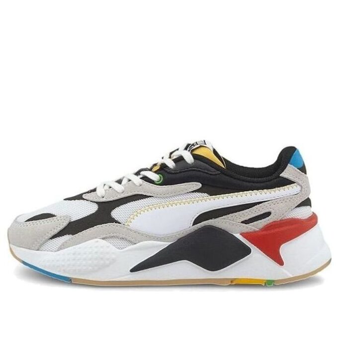 Buty sportowe Rs-x Big Boys w kolorze czarno-białym i czerwonym, niskie, „czarno-biały szary”
