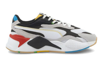Buty sportowe Rs-x Big Boys w kolorze czarno-białym i czerwonym, niskie, „czarno-biały szary”
