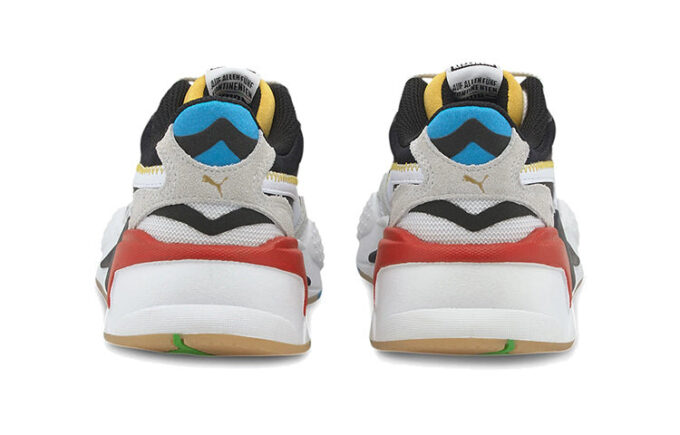 Buty sportowe Rs-x Big Boys w kolorze czarno-białym i czerwonym, niskie, „czarno-biały szary”