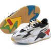 Buty sportowe Rs-x Big Boys w kolorze czarno-białym i czerwonym, niskie, „czarno-biały szary”