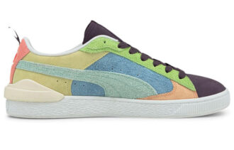 Buty sportowe Suede Bloc Wtformstrip Leisure Board Shoes Purple/Blue/Green