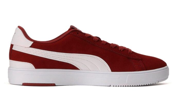 Buty zamszowe Saab Pro w kolorze intensywnej czerwieni